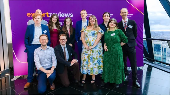 Expert Reviews Team photo at Product of the Year Awards 2025